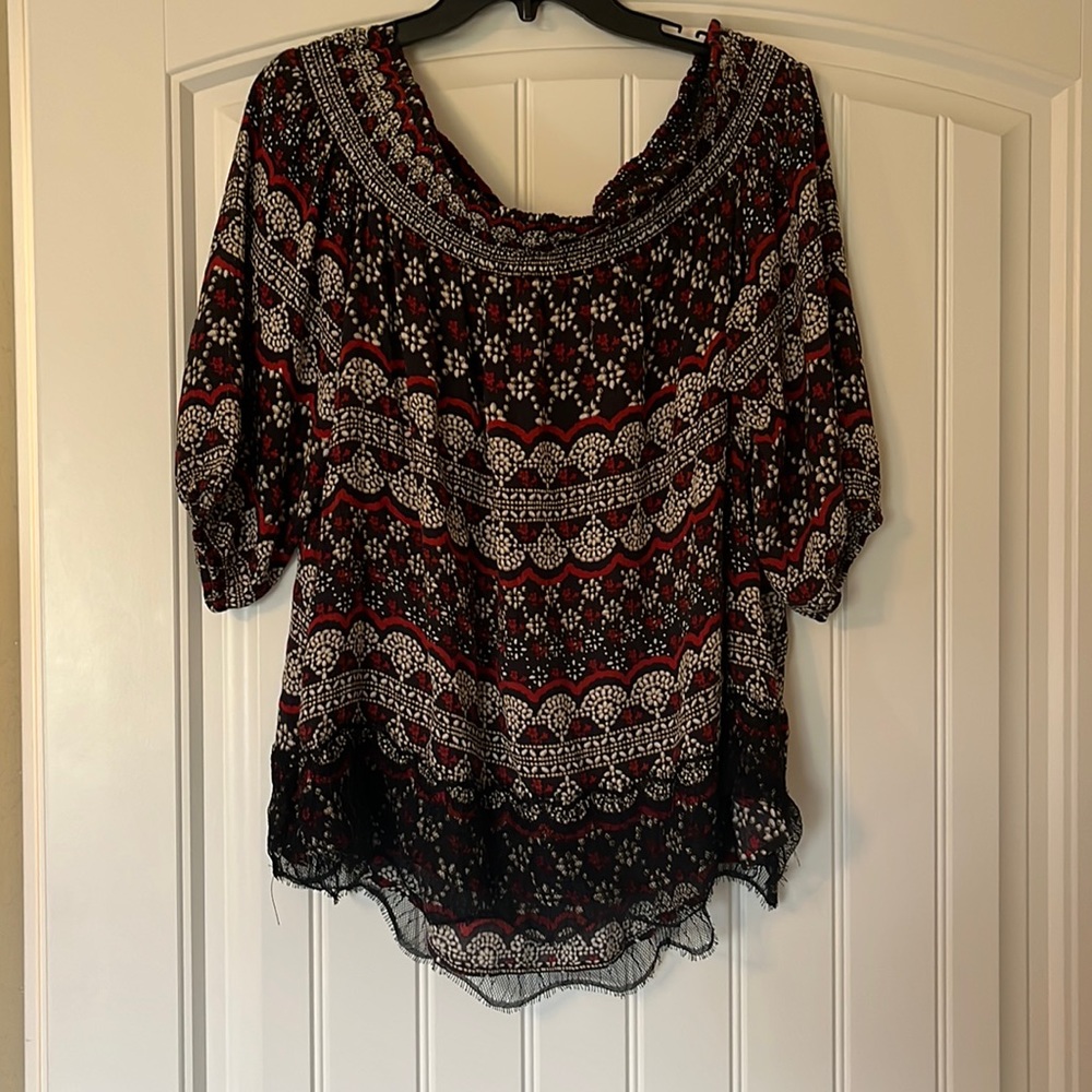 Off the shoulder blouse